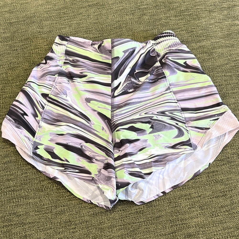 lululemon athletica Swirl Patterned Athletic Shorts